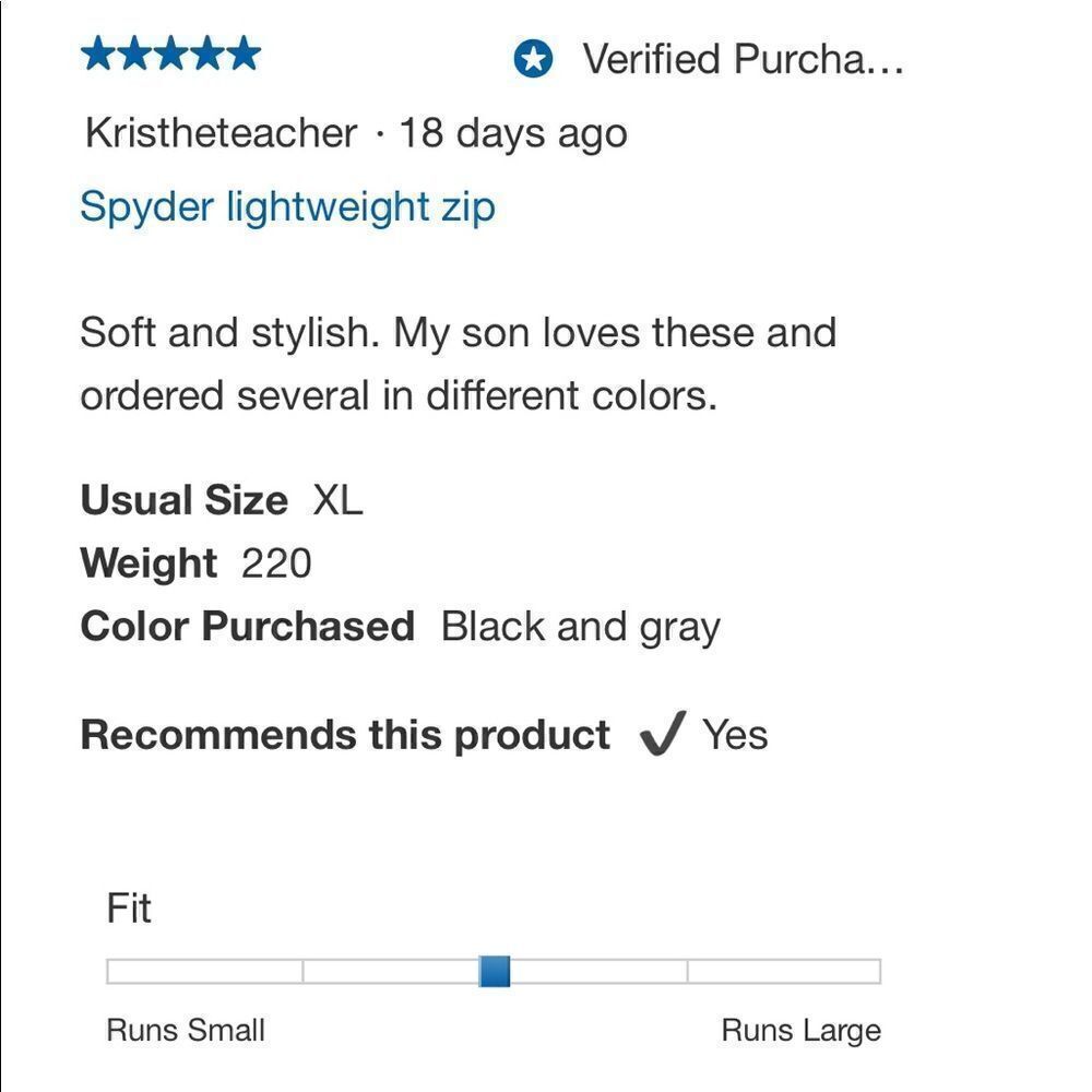 Spyder Active Performance Quarter ¼ Zip Top - Picture 16 of 16
